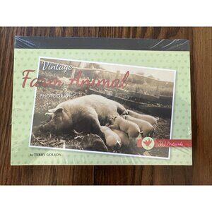 Vintage Farm Animals Photographs by Terry Golson | Book of 30 Postcards